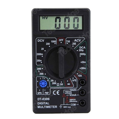 DT-830B Digital Multimeter AC DC Voltmeter Ohmmeter Electrical Multi Tester - Bild 6 von 12