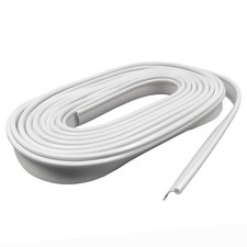 CARAVAN AWNING RAIL PROTECTOR STRIP x 12 metres WHITE motorhome