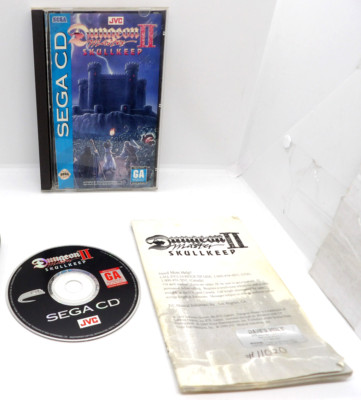 Dungeon Master II Skullkeep (Sega CD) In Case W/ Damaged Manual Tested Working