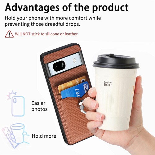 Para Google Pixel 8 7 6 Pro 7A 6A, Estuche tipo billetera con soporte para anillo - Imagen 38 de 50