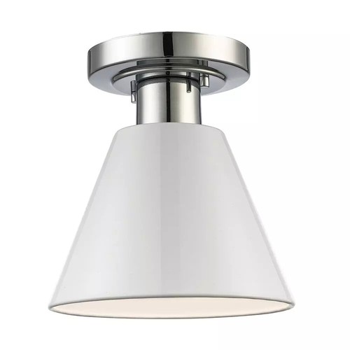 Light Chrome Flush Mount 