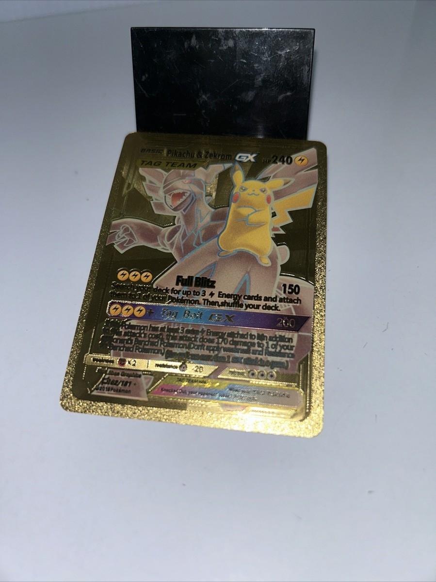 ポケモンカードゲーム Pikachu&Zekrom GX 240 HP TAG TEAM UR JAPANESE Pokemon Card 100/095 SR Pikachu Zekrom GX SR TAG