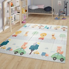 Tapis Enfant Pliable Tapis De Jeu Tapis Éveil Bébé Avec Dessin Animaux Lavable