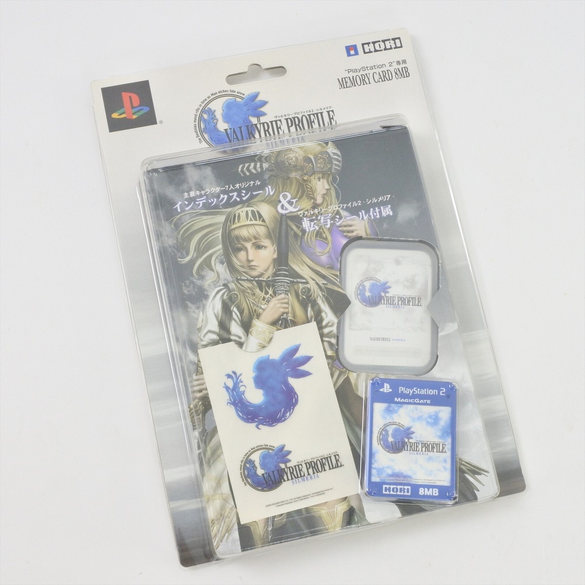 PS2 ヴァルキリープロファイル シルメリア HORI メモリーカード HORI PS2 Playstation 2 Memory VALKYRIE PROFILE Silmeria Good