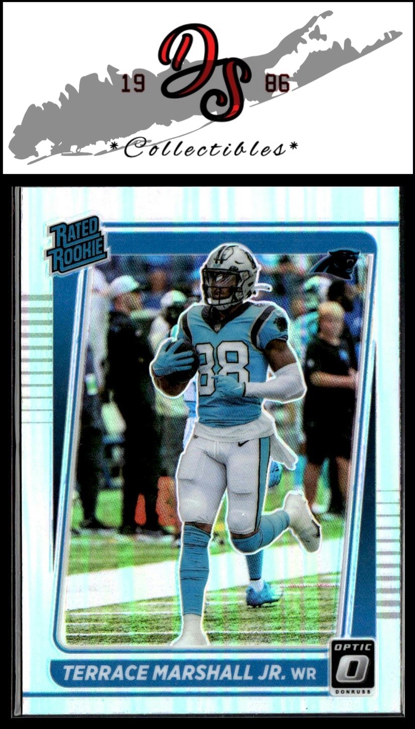 2021 Donruss Optic #218 Terrace Marshall Jr. Holo Carolina Panthers RC