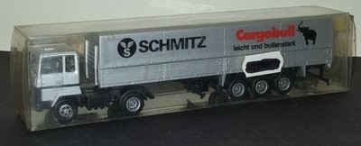 Herpa Ford Sattelzug Schmitz Cargobull 1:87 Modellauto in PC Schachtel 
