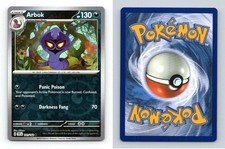 Arbok #101/162 SV Temporal Forces 2024 Pokemon Reverse Holo Common TCG Card