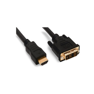 3ft DVI Male to HDMI Male Video Cable - Black