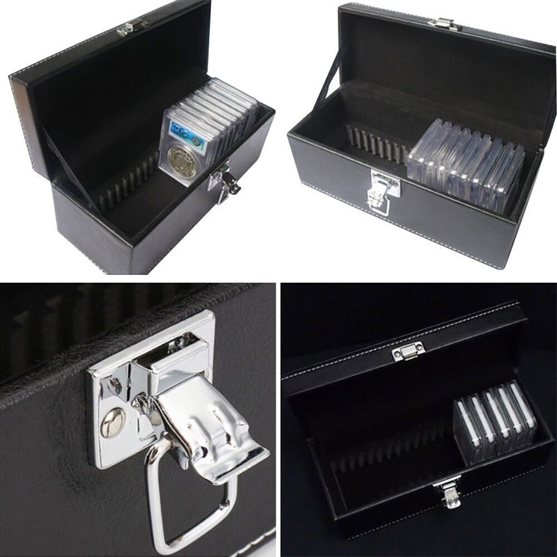 20 Gride Storage Box Case for NGC PCGS ANACS Certified Coin Holder Slabs