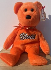 Ty Beanie Baby COCO PRESLEY Orange Elvis Presley Bear (Walgreens Exclusive) MWMT