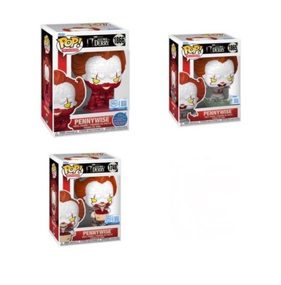Funko Pop Welcome To Derry - Pennywise #1748 #1865 #1866 Exclusive Edition