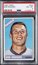 1966 TOPPS #462 BOB RODGERS PSA 8