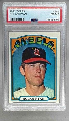 1972 Topps 595 Nolan Ryan PSA 6