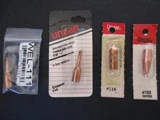 1x UNGAR Tip 111, 113, 116 or 133 Copper Unplated 1/4" Thread On for Standard DI