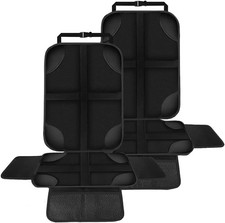 Car Seat Protector For Kids 2 Pack With Non-slip Function And Seat Side Wings Car Seat Protector For Kids 2 Pack With Non-slip Function And Seat Side Wings