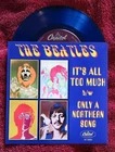 NEW! BEATLES COLORED 45 VINYL/FANTASY SLEEVE "It's All Much" YEAH! YEAH! YEAH!