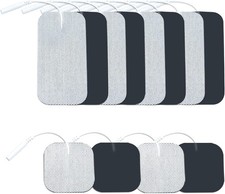 TENS Unit Replacement Pads, 12 PCS Adhesive 4pcs-2" X 2" 8pcs-2" X 4"