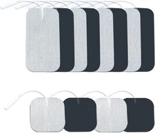 TENS Unit Replacement Pads, 12 PCS Adhesive 4pcs-2" X 2"+ 8pcs-2" X 4" 