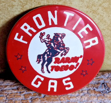 Frontier Gas steel Drink Coaster made in the "USA" ...