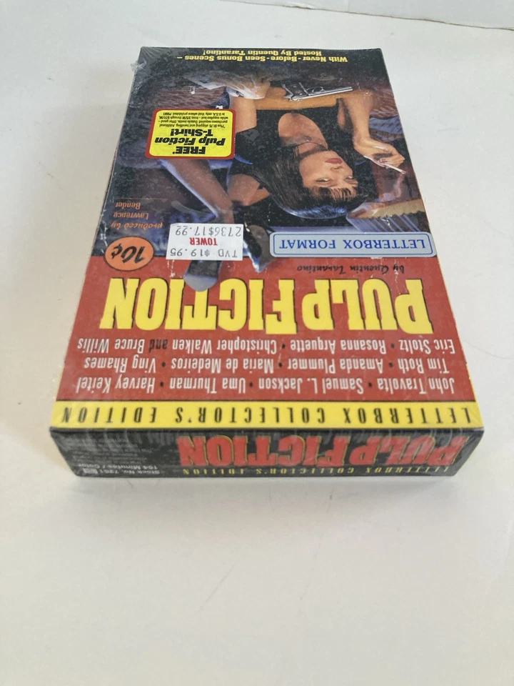 Pulp Fiction VHS Letterbox Collector's Edition! Sealed New Hype Sticker Rare Foto 4 de 4