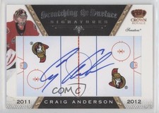 2011 Crown Royale Scratching the Surface Signatures Craig Anderson #25 Auto 03hd