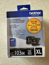 Brother LC1032PKS Innobella High Yield Ink Cartridge - 2 Pieces - Black