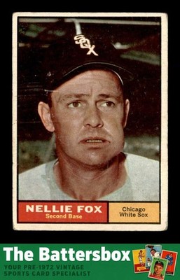 1961 Topps #30 Nellie Fox   G/VG X3747570