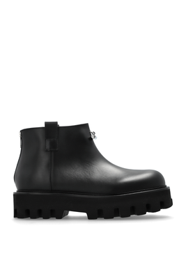 Alexander McQueen Men\'s Black Ankle Boots New Men main image 2
