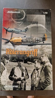 Eduard 11144 BF 109E ADLERANGRIFF Limited Edition Flugzeug Modell 1:48