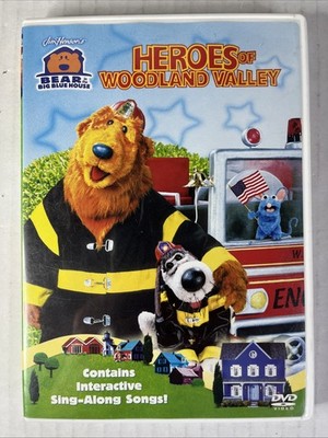 Jim Henson's-Bear In The Big Blue House-Heroes Of Woodland Valley-DVD-2003- RARE
