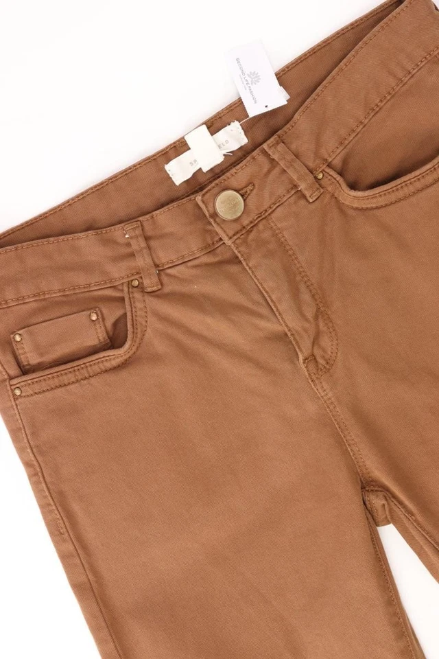 ✅ Springfield Five-Pocket-Hose Hose für Damen Gr. 36, S braun aus Baumwolle ✅ - Bild 3 von 4