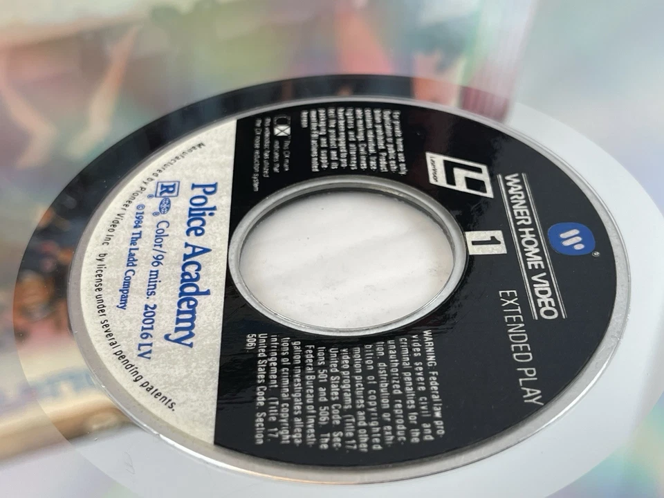 Police Academy Laserdisc Steve Guttenberg Kim Cattrall Comedy Good Condition! - Image 4 of 4