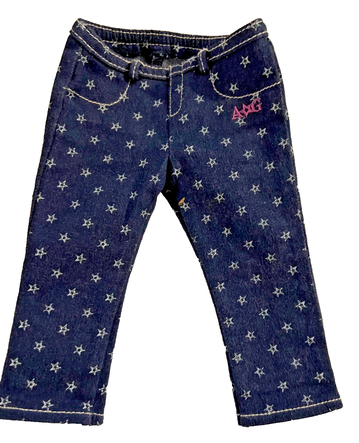 American Girl Doll Jeans Starry Jeggings Store Exclusive Denim Star Print Pants