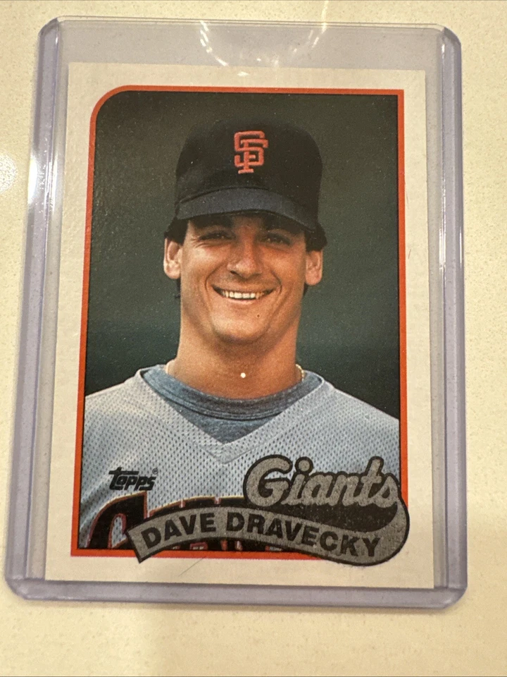 1989 Topps - Dave Dravecky #601 MAJOR ERROR - Image 3 of 4