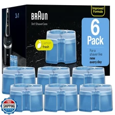 Braun Clean and Renew Refill Cartridges CCR, Replacement Shaver Cleaner Solut