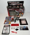 G1 Transformers Slag Dinobot Flamethrower Complete Action Figure Hasbro W Box