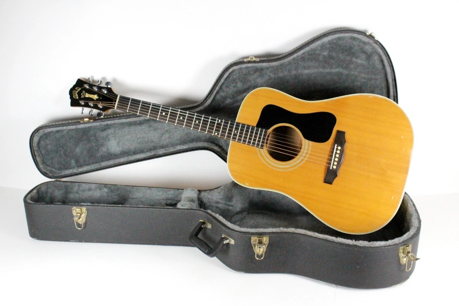 1977 Guild D-44M BLD Blonde Flamed Maple Bluegrass Jubillee  ~ Ebony Fretboard ~