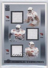 2002 Pacific Crown Royale Triple Threads David Boston Thomas Jones #1 c1h