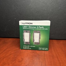 Lutron DVCL-153P-WH-2 LED Dimmer 2 Pack (3892...
