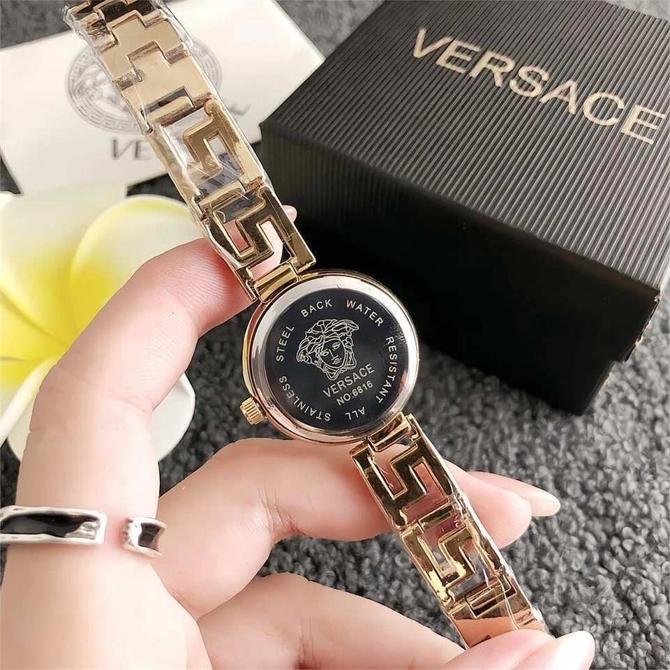 Versace кварцевые часы-сплав браслет-циферблат маленький стиль 28 мм с коробкой (бесплатный налог) - Изображение 4 из 4