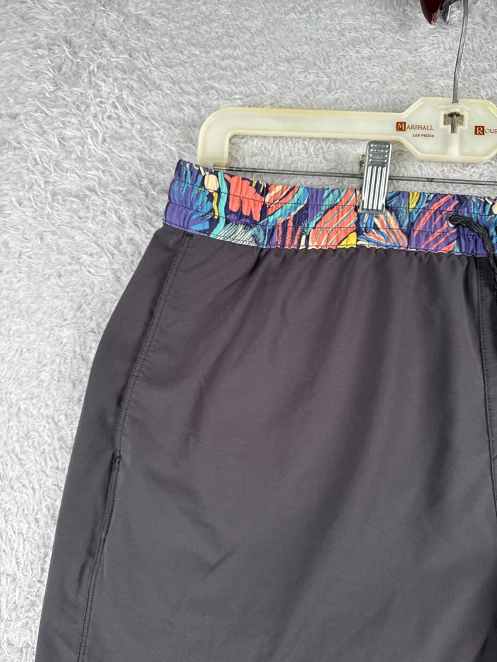 Pantalones Cortos Patagonia Para Hombre Grandes Gris Hidropeak Voleibol 16 pulgadas Cintura Corta Elástica 36x6 Foto 4 de 4