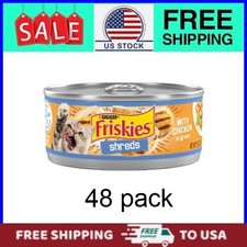 (48 Pack) Purina Friskies Chunks, Chicken in Gravy, Wet Cat Food, 5.5 oz Can 2.16 per gallon