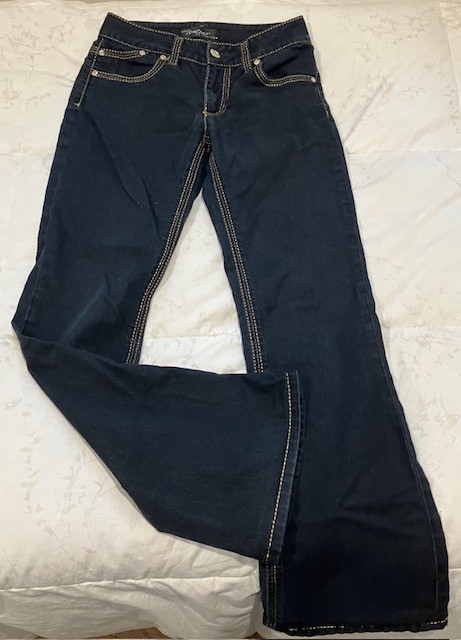 CACHE CONTOUR COLLECTION - Bootcut Stretch Blue D… - image 1