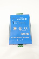Lutze DRA240-24B Power Supply 115/230v-ac 24v-dc 240w