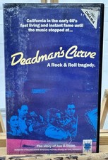 Deadman's Curve A Rock & Roll Tragedy EX-Rental VHS Tape In OK Condition 8961