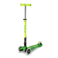 Micro Mobility - Maxi Micro Deluxe Foldable Neon Led Parrot Green