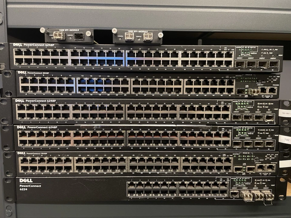 Dell PowerConnect 3548P 48 PORT POE POWER OVER ETHERNET Switch 4PORT Gb