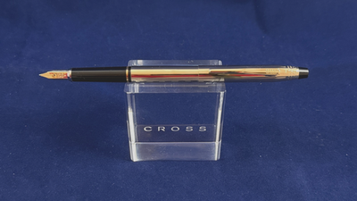 CROSS 万年筆 14K XF 10K GOLD FILLED CROSS 10K GOLD-FILLED ROLLED CLASSIC CENTURY FOUNTAIN PEN w14K