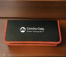Concha Cielo Piano Tuning Kit Pro Tool Set Zipper Case Black