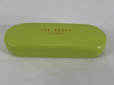 TED BAKER LONDON Hard Shell Smaller Sunglasses Eyeglasses Case 6''x2''x1.5'' GREEN
